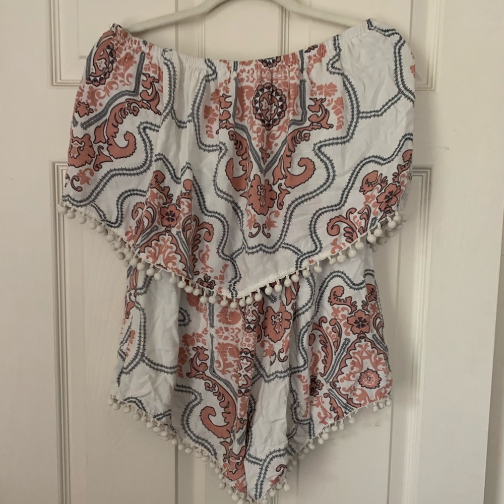 The CUTEST Pom Pom romper